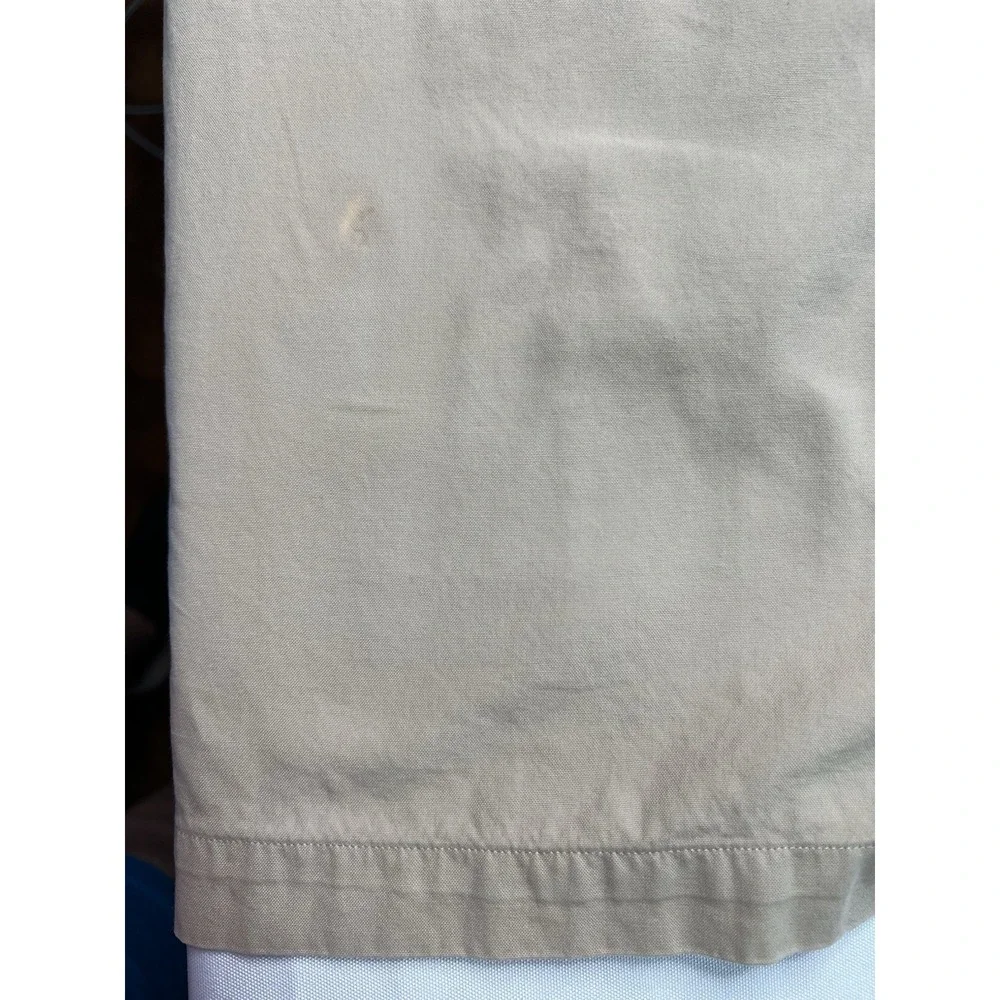 Polo Ralph Lauren Caldwell Shirt Mens XXL Beige Cotton Camp Short Sleeve